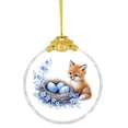 thumbnail image 2 of AZXY Easter Ornaments for Tree, 2D Flat Glass Miniature Easter Hanging Decorations, Assorted Spring Animal & Egg Ornaments for Small Tree, Easter Party & Home Indoor Outdoor Decor, 2 of 5