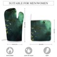 thumbnail image 2 of Landscape Butterfly Oven Mitt And Pot Holder Set Oven Glove for Kitchen Baking Cooking Grilling, 2 of 6