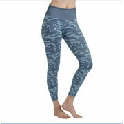 Splendid Women's Studio Activewear Workout Athletic Seamless Legging Bottom, Wave Camo, Small