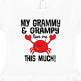 thumbnail image 3 of Inktastic My Grammy and Grampy Love Me Girls Toddler Dress, 3 of 4