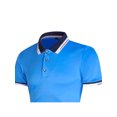 thumbnail image 4 of Sunloudy Hombres Verano Slim Fit Camisa, Contraste Color Solapa Manga Corta Casual Tops para Novio, Marido, Padre Sunloudy moda, 4 of 6
