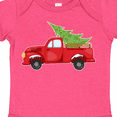 thumbnail image 4 of Inktastic Christmas Vintage Truck with Christmas Tree Boys or Girls Baby Bodysuit, 4 of 5