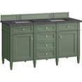 thumbnail image 2 of James Martin Vanities 650-V60d-3Csp Brittany 60" Double Basin Poplar Wood Vanity Set -, 2 of 7