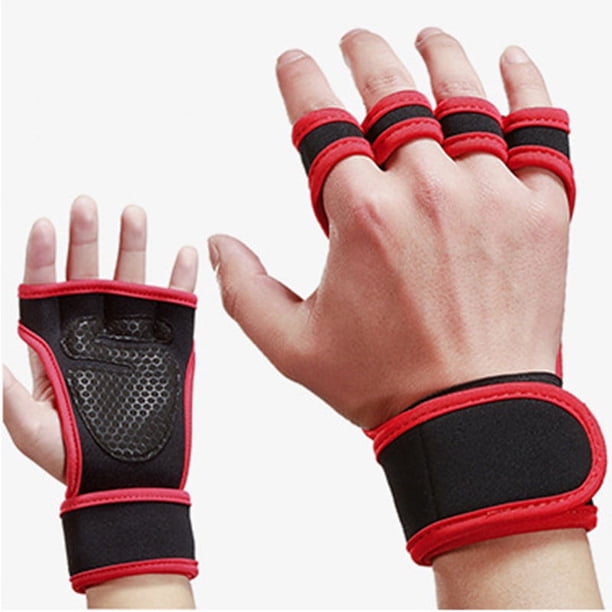 Funda de palma para fitness, protección antideslizante para palmas al aire libre, funda para dedos para entrenamiento deportivo, guantes de muñeca presurizados para levantamiento de pesas