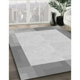 thumbnail image 2 of Ahgly Company Indoor Round Patterned Gunmetal Gray Area Rugs, 6' Round, 2 of 6