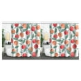 thumbnail image 3 of Ounissouiy Poliéster Cortina de ducha de frutas lindas - Exquisita artesanía No transparente Secado rápido Impermeable -3 180 * 180 menos tres 180*180 2Conjunto, 3 of 6