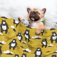 thumbnail image 3 of Yiaed Cartoon Bear Yellow Print Dog Blankets-Cat Blanket Washable for Couch Protection,Puppy Blanket, Soft Plush Reversible Throw Furniture Protector-Medium, 3 of 8