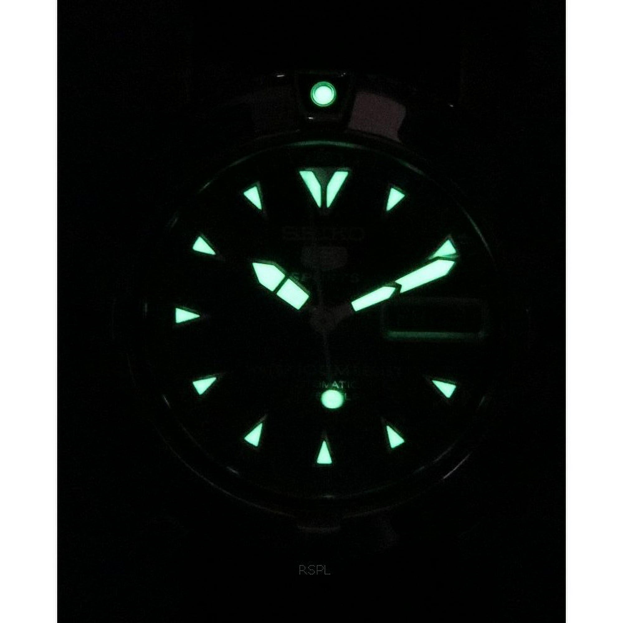 Seiko 5 Sports Rubber Strap Black Dial Automatic SNZB33J2