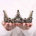 thumbnail image 3 of Tiara de corona vintage para boda, diadema de princesa, estilo barroco, para mujer, para baile de graduación, 3 of 4