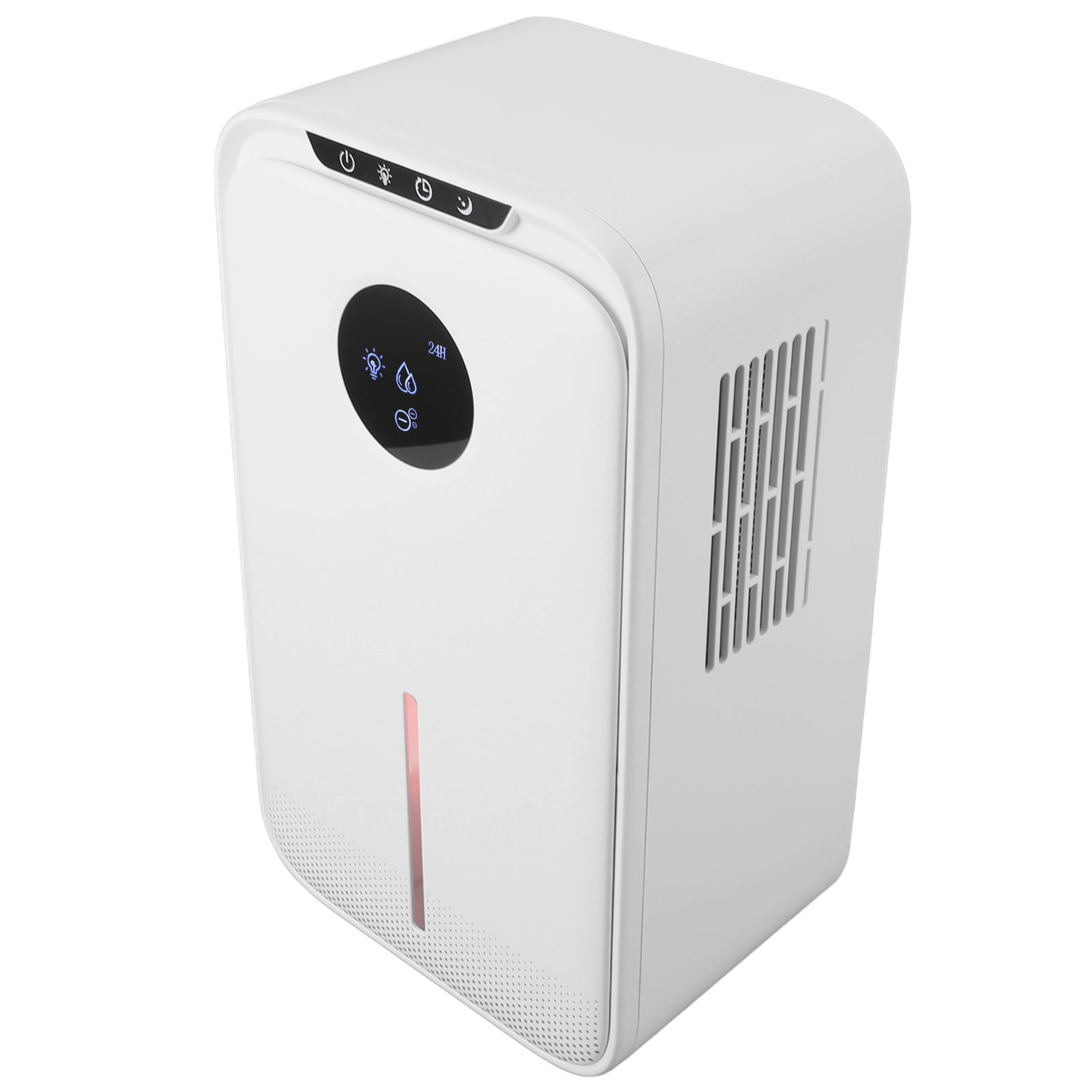 Home Dehumidifier, 2.5L Water Tank 1.2L / D Ultra Quiet with Auto Shut Off PET Filter Drain Hose, Portable Dehumidifier for Bedroom Bathroom Basement RV 800 sq ft