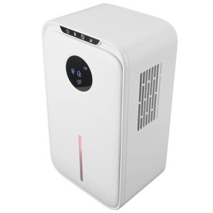Home Déshumidificateur, 2.5L Citernes à eau 1.2L / D Ultra Silence avec fermeture automatique PET Filtre tuyau de drainage, déshumidificateur portable pour la salle de bain de chambre sous-sol RV 800 ft2