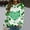 Green, variant on Babysbule Womens Hoodless Sweatshirt Women's St. Patrick's Day Fashion Printed Loose Long Sleeve Blouse Round Neck Casual Pullover Tops Sweatershirt