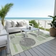 thumbnail image 6 of Addison Rugs Chantille Indoor/Outdoor Transitional Geometric Green Washable Rectangle Rug, 2'6" x 3'10", 6 of 6