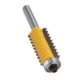 thumbnail image 1 of Wchiuoe V Joint Router Bit,Finger Joint Router Bit Glue Milling Cutter Device 45# Steel V Tenoning Machine 8mm Shank, 1 of 8