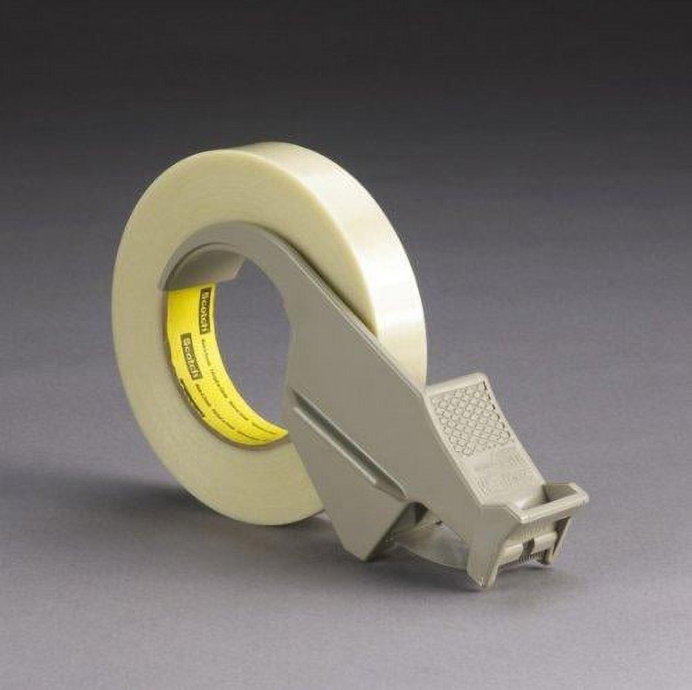 3M TALC Scotch Filament Tape Hand Dispenser H10, PN6910, 1 in Gray