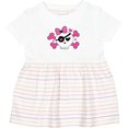 thumbnail image 3 of Inktastic Girl Pirate Skull Valentine Girls Baby Dress, 3 of 5