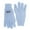 Light Blue, variant on SANREMO Unisex Kids Knitted Fleece Lined Warm Winter Gloves (7-14 Years, Black)