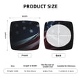 thumbnail image 5 of Disketp American Flag Waving Print for Square Chair Cushion Covers for Hotel, Bedroom, Office,Machine Washable-Six Piece, 5 of 7