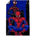 thumbnail image 2 of Spiderman 'Techno City' Kids Twin Silk Touch Blanket, 100% Polyester, 2 of 5