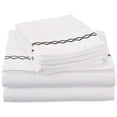 thumbnail image 6 of Heritage 3000 Series Clouds Embroidery Sheet Set by Luxor Treasures, 6 of 7