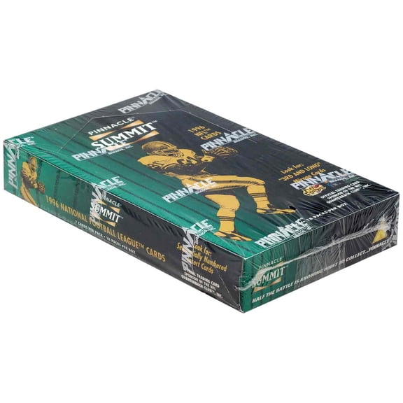 NFL 1996 Pinnacle Summit Football Trading Card HOBBY Box (18 Packs)