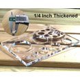 thumbnail image 2 of GHSDFBB 8 en 1 Modèle de Jigs pour Routeur, Modèles de Routeur pour Menuiserie, Incrustation de Clés Circulaires Décorative, 2 of 7