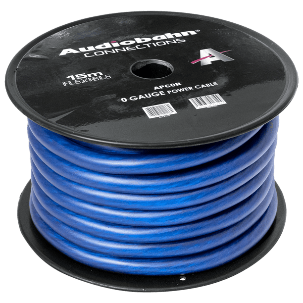 Cable de Alimentación Audiobahn APC0R Calibre 0 15 metros