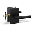 thumbnail image 1 of Manilla de puerta con palanca de privacidad Berlin Modisch Iron Black, 1 of 5