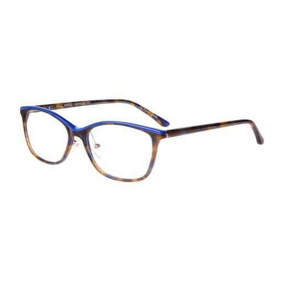 NEW QUILL Tortoise & Blue HERON Eyeglasses 53mm with Case