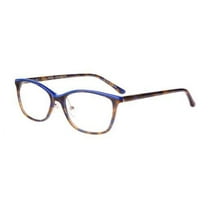 NEW QUILL Tortoise & Blue HERON Eyeglasses 53mm with Case