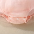 thumbnail image 4 of Preemie Newborn Infant Baby Girls Clothes Ribbed Bodysuit&nbsp; for 12-18 Months Baby Infant Baby Girl Summer Romper Dress Sleeveless Strap Mesh Tutu Skirt Backless Bodysuit, 4 of 9