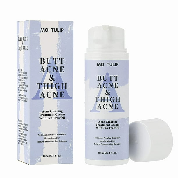 Tratamiento de limpieza del acné en los glúteos, tratamiento del acné en los glúteos, limpieza del acné, espinillas, granos, protuberancias de afeitar para las nalgas y el área de los muslos