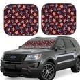thumbnail image 2 of Daiia American Stars1 2PCS Car Windshield Sun Shade, Foldable Sun Shield for Car Front Window, Auto Sun Blocker Visor Protector Universal for Truck SUV Pickup-Medium, 2 of 7