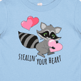 thumbnail image 4 of Inktastic Stealin' Your Heart Cute Raccoon Boys or Girls Baby T-Shirt, 4 of 5