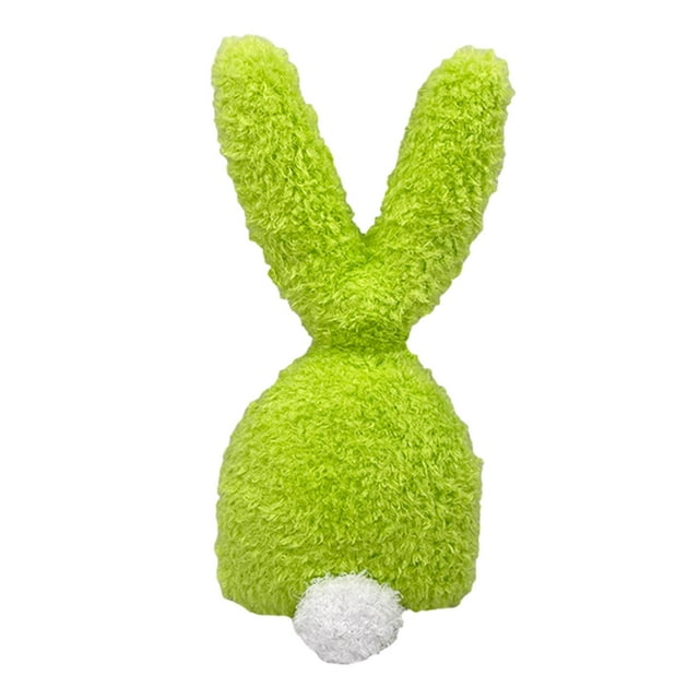 Almohada decorativa para fiestas, regalos, conejo de peluche, conejito de Pascua, juguete de peluche para Verde