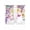 White, variant on Pink Flowers Sheer Curtains 72 Inch Length 2 Panels Set Window Treatments, Spring Floral Elegant Pastoral Watercolor Rod Pocket Semi Curtains for Living Room/Bedroom/Kitchen Décor, 104"W x 72"L