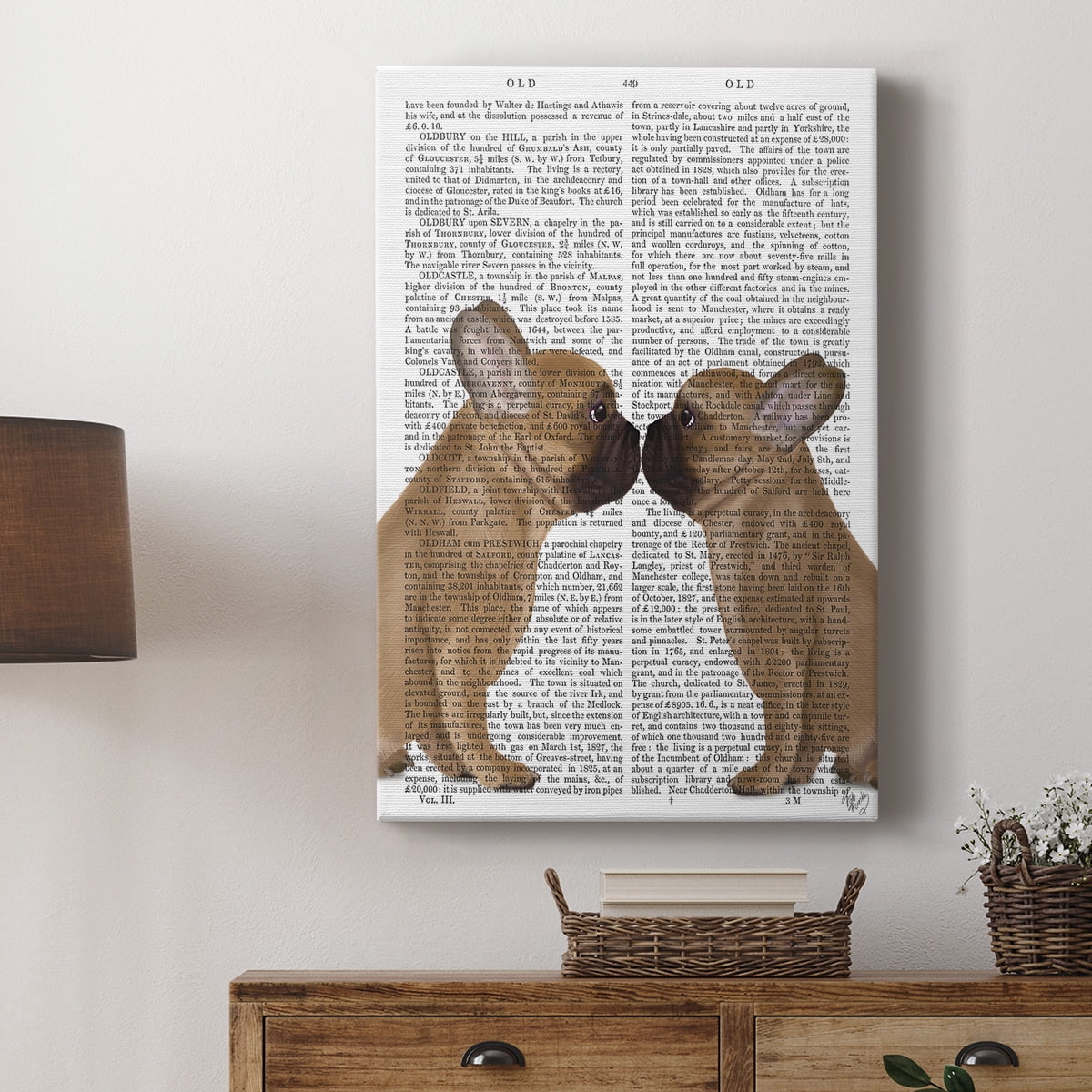 French Kiss Close Up Premium Gallery Wrapped Canvas - Ready to Hang