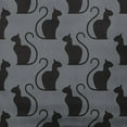 thumbnail image 2 of Simply Daisy 16" x 16" Spooky Cats Indoor/Outdoor Polyester Throw Pillow, Steel Gray, 2 of 3