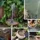 thumbnail image 3 of Fuente de baño para pájaros de 1,4 W, kit de panel de bomba de agua de energía solar, bomba de agua sumergible para baño de pájaros, pecera, estanque pequeño, decoración de jardín. Adepaton 220853, 3 of 9