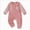 O178-Pink, variant on 6-12 Months Newborn Boys Romper Warm Print Romper Bodysuit Pajamas Sleep & Play Bodysuit