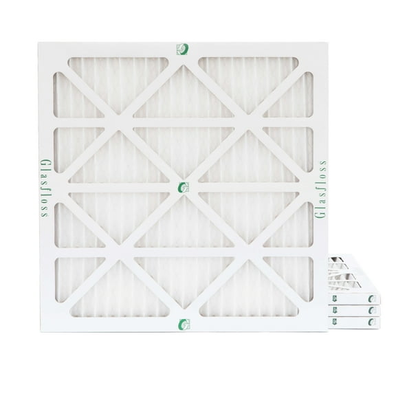 Glasfloss ZL 14x14x1 MERV 10 Pleated AC Furnace Air Filters. Box of 4. Exact Size: 13-1/2 x 13-1/2 x 7/8