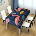 thumbnail image 4 of Yayeee Tablecloths 60" x 120" Rectangle Wrinkle Resistant Party Table Cover, Floral Flamingo, 4 of 8