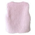 thumbnail image 5 of YDFCWXW 2025 Fashion Women Fur Vest Short Sleeveless Jacket Winter Warm Coats Outwear Comfy Soft Waistcoat Purple, M, 5 of 7