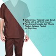 thumbnail image 2 of M&M SCRUBS Men's Scrub Set Medical Scrub Top and Pants, 2 of 6