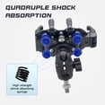 thumbnail image 4 of Riwcyla Support de Téléphone pour Moto avec Amortisseur de Vibration Support de Téléphone Cellulaire pour Moto Rotation Réglable à 360° Support de Tête de Balle de Moto, 4 of 6