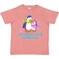thumbnail image 3 of Inktastic My Great Aunt Loves Me Cute Penguins Girls Toddler T-Shirt, 3 of 5