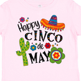 thumbnail image 4 of Inktastic Happy Cinco De Mayo Sombrero, Cactus, Flowers Boys or Girls Toddler T-Shirt, 4 of 5