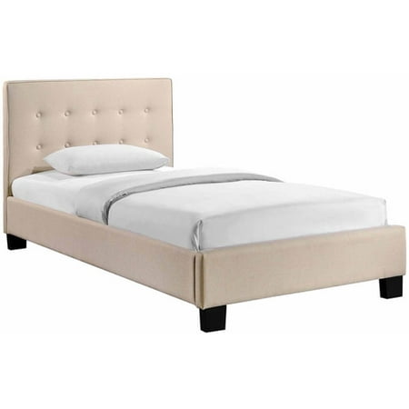 Modway Caitlin Twin Upholstered Bed Frame, Multiple Colors ...