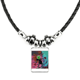thumbnail image 1 of mareado y caída primera art collar a mano colgante de cuerda de cuero Unbranded M, 1 of 3