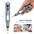 thumbnail image 3 of Multifunctional Mini Handheld Electric Grinder Set 6000-15000rpm Power Rotary Tool Kit Rechargeable 3 In 1 Polisher Driller Grinder Pen Machine Kit Wi, 3 of 5